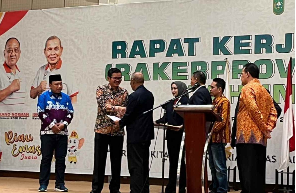 Raker KONI Riau 2024 Resmi Dibuka, Iskandar Hoesin Harapkan Aspirasi dan Saran Anggota