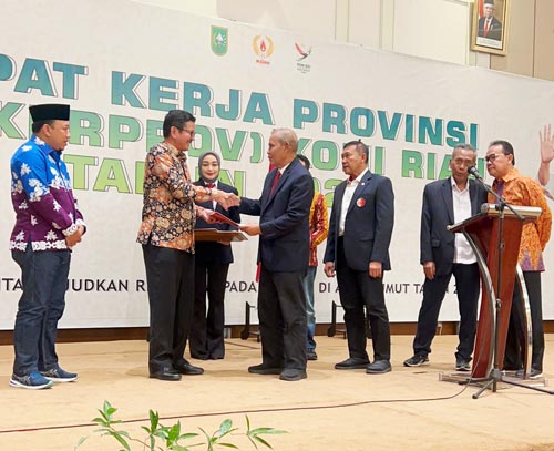 Rakerprov KONI Riau Berjalan Lancar, 4 Cabor Resmi Masuk Sebagai Anggota